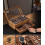 DWD® Watch Box Organiser with 12 Slots, 2-Tier Rustic Walnut Case 6