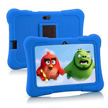 (Blue) Kids Tablets 7 Inch, Wifi Tablets For Children, Android 10, 32gb Rom,toddler Tablet, Bt, Dual Camera