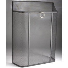 Vintage Decor Heavy Duty Fire Guard, Spark Screen, Black