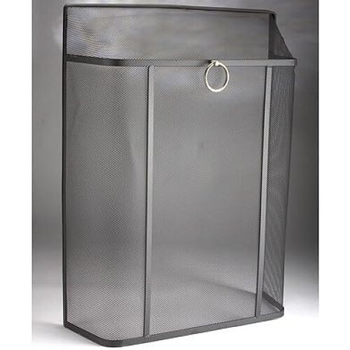 Vintage Decor Heavy Duty Fire Guard, Spark Screen, Black