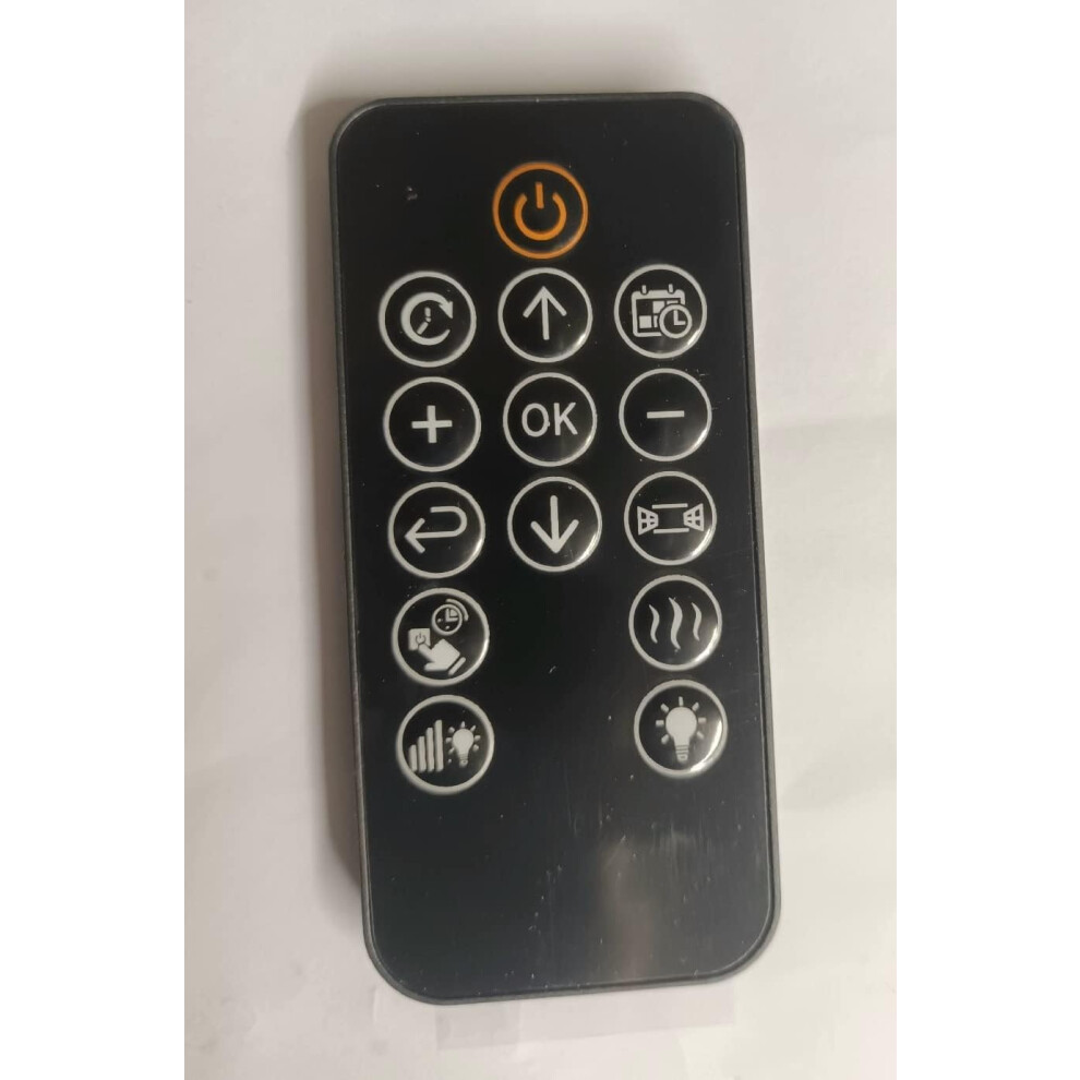 Aurahome Remote Control For Dwd 36In 1800W Led Fireplace & Fan Heater. Black