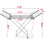 AuraHome Wing Heated Clothes Airer, 230W, Foldable, 50Hz 4
