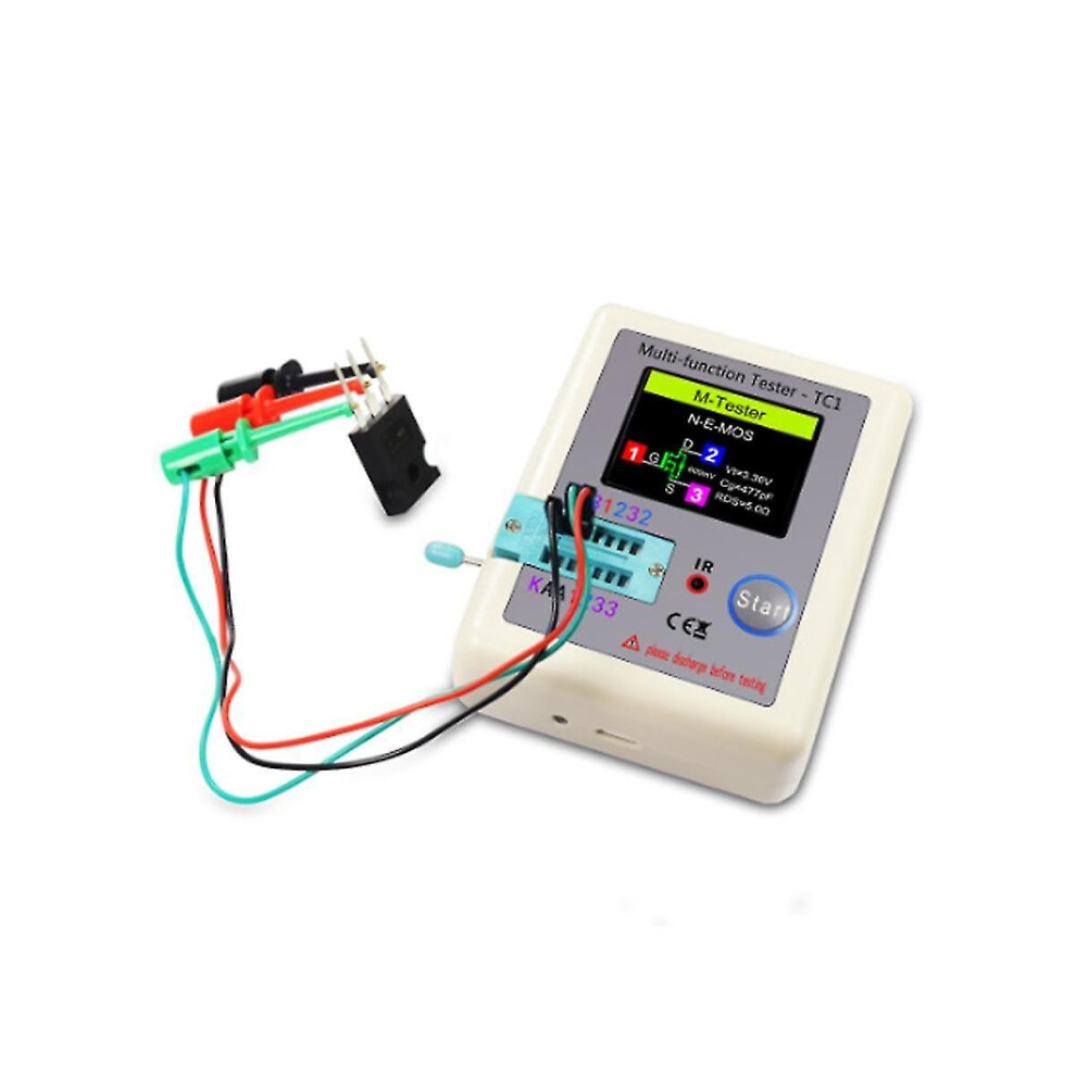 Lcr-Tc1 Tc1 Display Multifunctional Tft Backlight Transistor Tester For Diode Triode Capacitor Resi 8107441712010