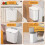 DWD® Under Kitchen Counter Bin - 9.5 Litre White Hanging 3