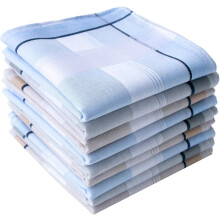 (12 pieces) Men's Handkerchies 100% Cotton Hanky 6 Piece Gift