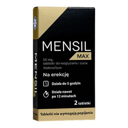 Mensil Max 50 mg, 2 tablets,  Sexual Potency Erection Libido
