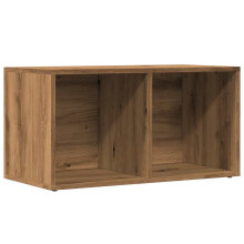 (artisan oak) vidaXL Vinyl Storage Box Recorder Collection Cabinet Cupboard Engineered Wood