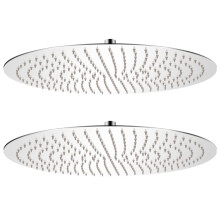 (50 cm/ 2 pcs) vidaXL 1/2x Rain Shower Head Stainless Steel Square Sprinkler Multi Sizes