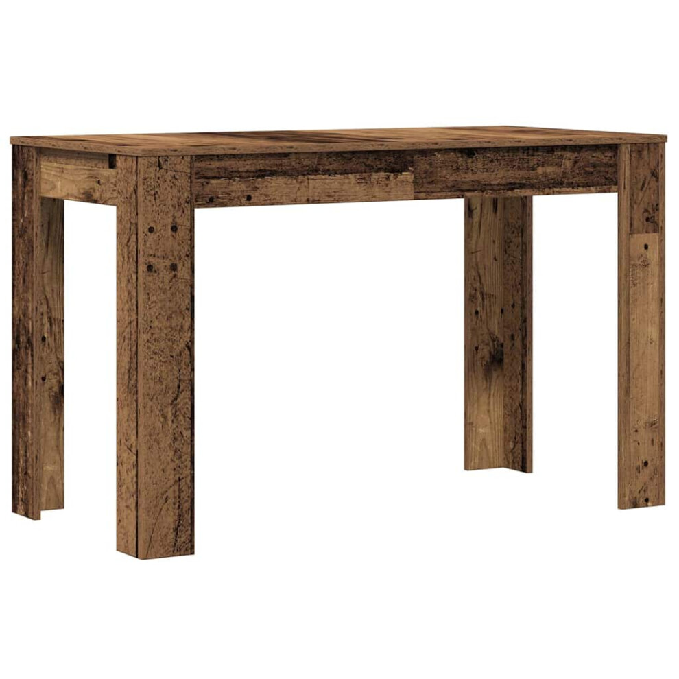 (old wood) vidaXL Dining Table Kitchen Dinner Table Dining Room Table Engineered Wood