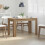 VidaXL (artisan oak) vidaXL Dining Table Kitchen Dinner Table Dining Room Table Engineered Wood 3
