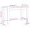VidaXL (artisan oak) vidaXL Dining Table Kitchen Dinner Table Dining Room Table Engineered Wood 4