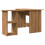 VidaXL (artisan oak) vidaXL Corner Desk Computer Desk Study L-shaped Desk Table Engineered Wood 6
