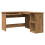 VidaXL (artisan oak) vidaXL Corner Desk Computer Desk Study L-shaped Desk Table Engineered Wood 7