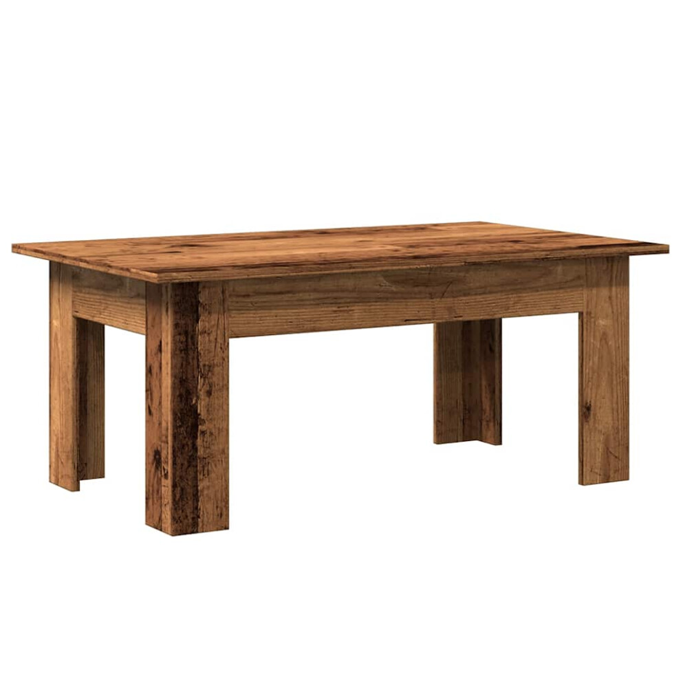 (old wood) vidaXL Coffee Table Couch Table Hall End Center Accent Table Engineered Wood