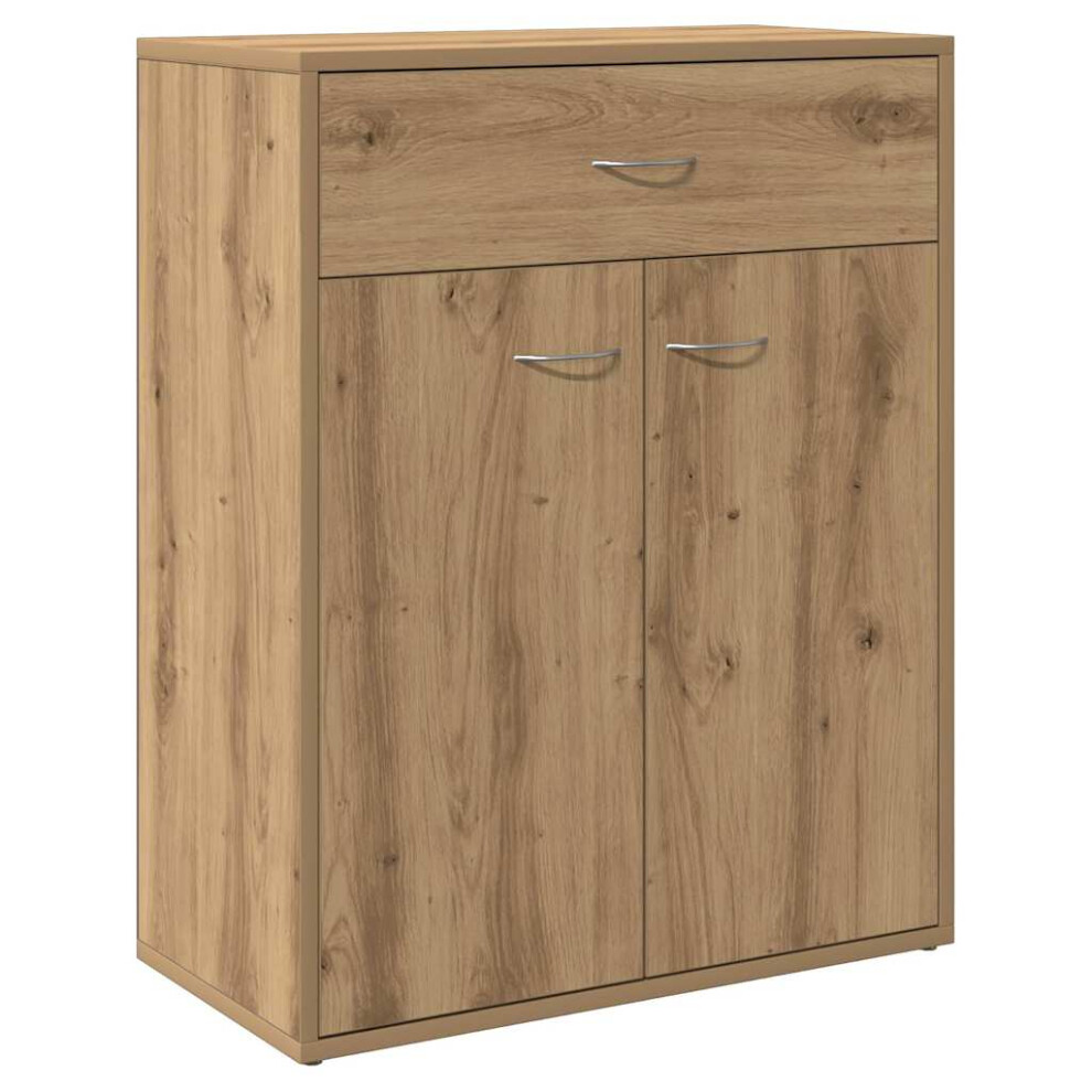 Vidaxl (Artisan Oak) Sideboard Side Cabinet Organiser Cupboard Highboard Engineered Wood