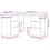 VidaXL (artisan oak) vidaXL Corner Desk Chipboard Home Office Computer Study Table Multi Colours 10