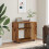 VidaXL (old wood) vidaXL Side Table Hallway End Sofa Table Coffee Couch Table Engineered Wood 3