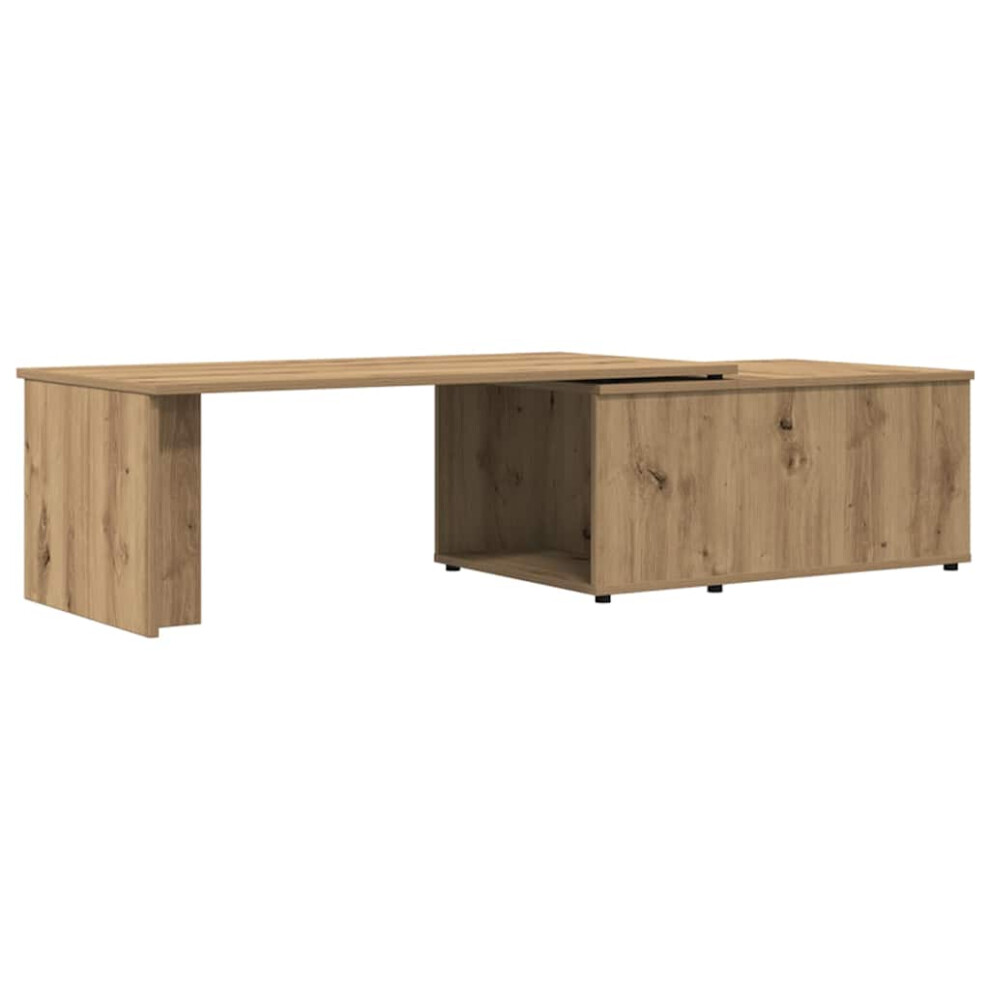 (artisan oak) vidaXL Coffee Table Engineered Wood Lounge End Couch Table Desk Multi Colours