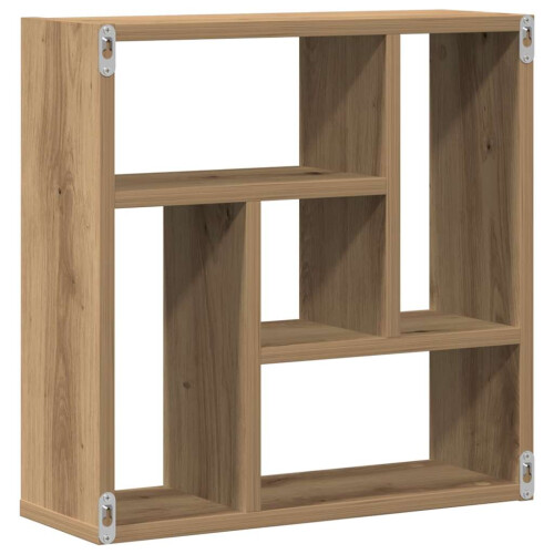 VidaXL (artisan oak) vidaXL Wall Shelf Wall-Mounted Shelf Storage Display Rack Engineered Wood 1