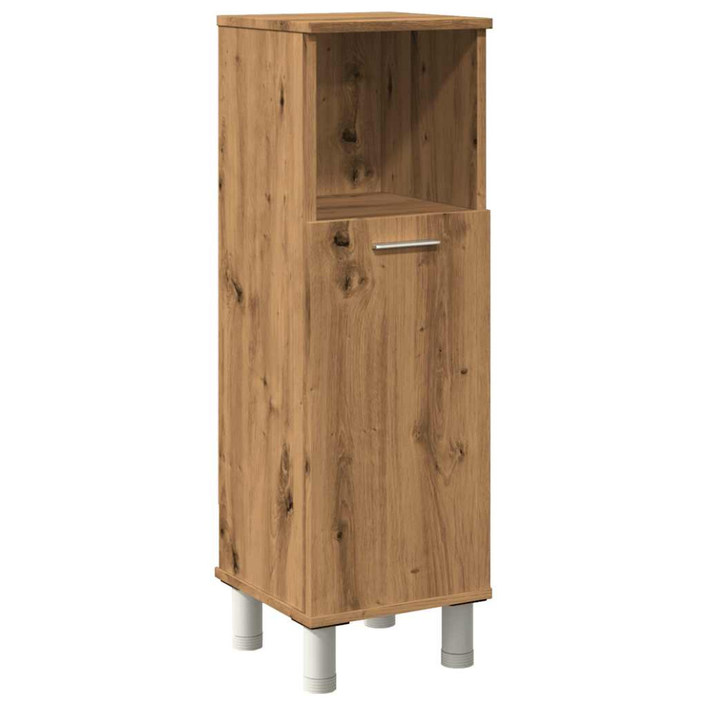 Vidaxl (Artisan Oak) Bathroom Cabinet Engineered Wood Under Basin Cupboard Multi Colours