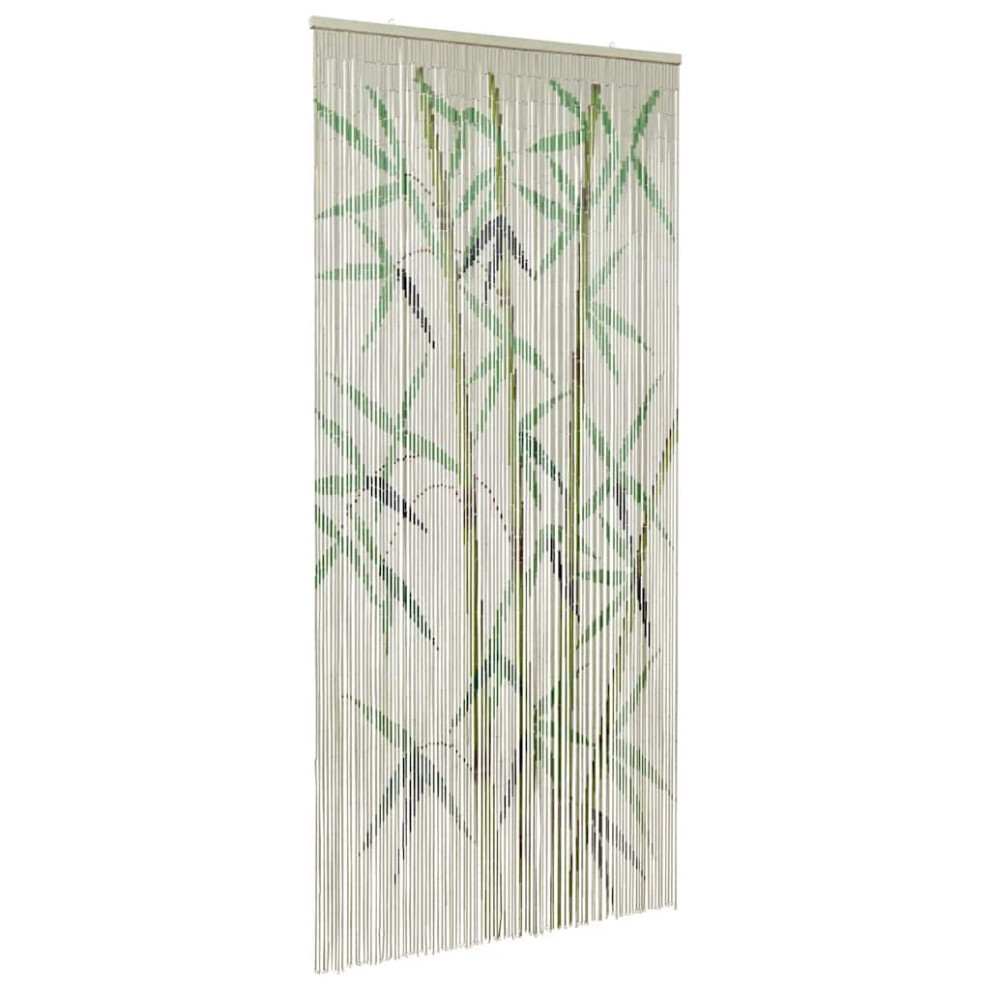 (Green, 100 X 200 cm) vidaXL Insect Door Curtain 90x200cm Elegant Quiet Fly Screen Multi Patterns