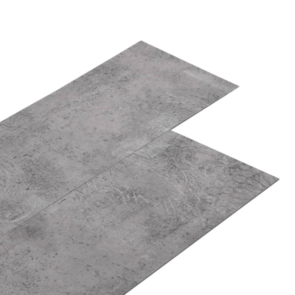 (cement brown) vidaXL PVC Flooring Planks Self-adhesive Industrial Wood Laminate Floor Tiles
