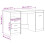 VidaXL (old wood) vidaXL Desk Computer Table Workstation Writing Working Desk Engineered Wood 4