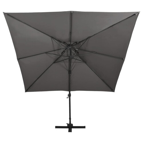 VidaXL vidaXL Ampelschirm mit Lüftung 300x300 cm Anthrazit 1