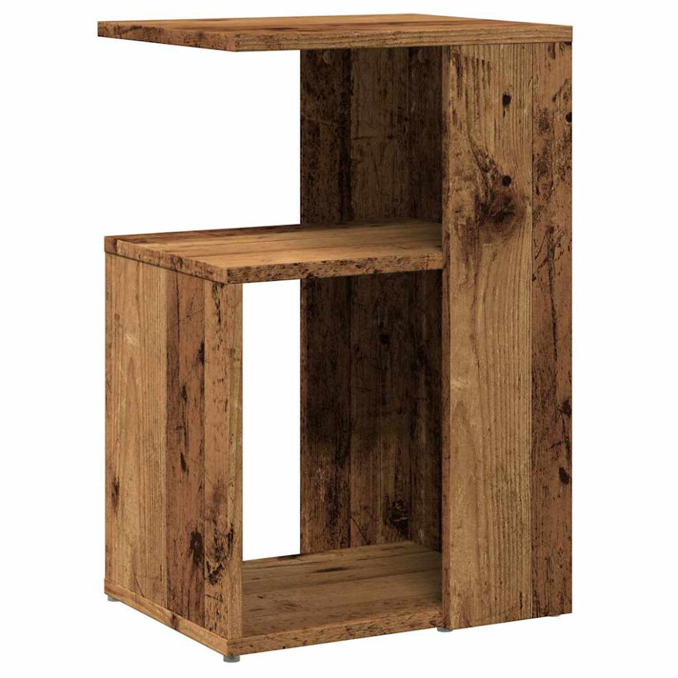 Vidaxl (Old Wood) Side Table Hallway End Sofa Table Coffee Couch Table Engineered Wood