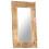 VidaXL (brown) vidaXL Mirror Hanging Wall-Mounted Mirror Hall Makeup Mirror Solid Mango Wood 2