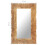 VidaXL (brown) vidaXL Mirror Hanging Wall-Mounted Mirror Hall Makeup Mirror Solid Mango Wood 4