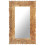 VidaXL (brown) vidaXL Mirror Hanging Wall-Mounted Mirror Hall Makeup Mirror Solid Mango Wood 1