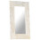 VidaXL (white) vidaXL Mirror Hanging Wall-Mounted Mirror Hall Makeup Mirror Solid Mango Wood 2