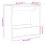 VidaXL (artisan oak) vidaXL Side Table Chipboard Magazine Rack Coffee Couch Table Multi Colours 4
