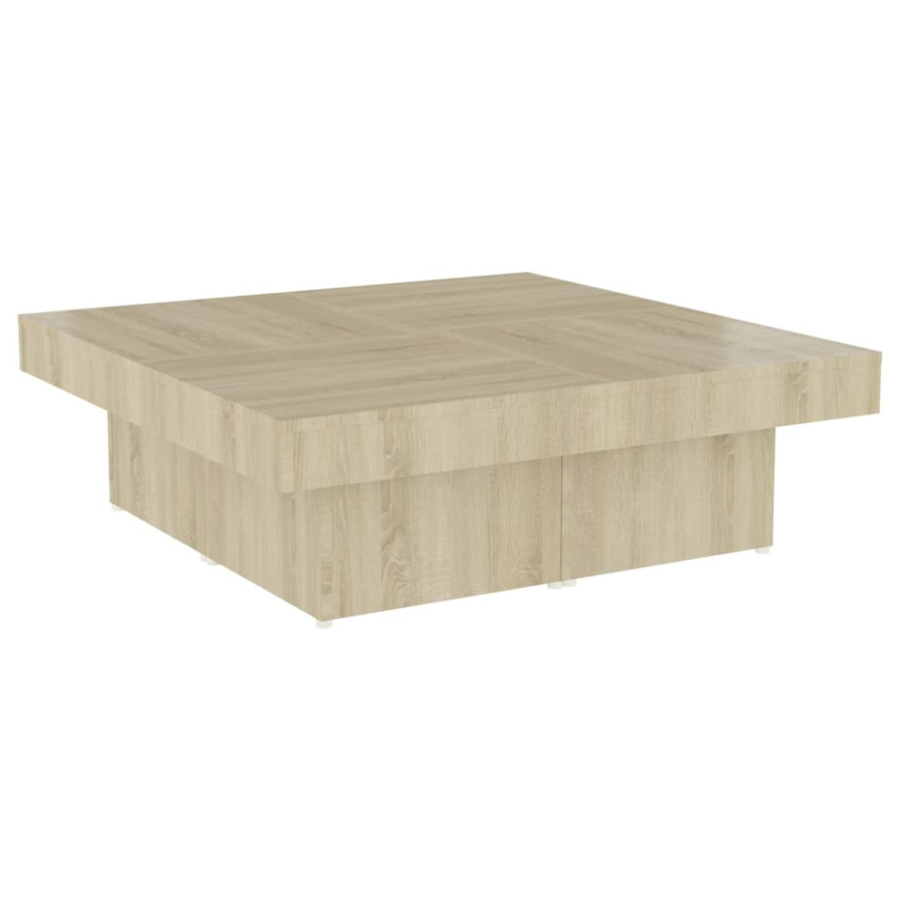 Vidaxl (Sonoma Oak) Coffee Table Couch Table Hall End Center Accent Table Engineered Wood