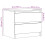 VidaXL (old wood, 1 pcs) vidaXL Bed Cabinet Nightstand Side Table Storage Bed Table Engineered Wood 4