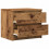 VidaXL (old wood, 1 pcs) vidaXL Bed Cabinet Nightstand Side Table Storage Bed Table Engineered Wood 5