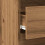 VidaXL (artisan oak, 2 pcs) vidaXL Bed Cabinet Nightstand Side Table Storage Bed Table Engineered Wood 9