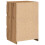 VidaXL (artisan oak, 2 pcs) vidaXL Bed Cabinet Nightstand Side Table Storage Bed Table Engineered Wood 7