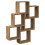 VidaXL (artisan oak) vidaXL Wall Cube Shelf Hanging Wall-Mounted Floating Shelf Engineered Wood 2