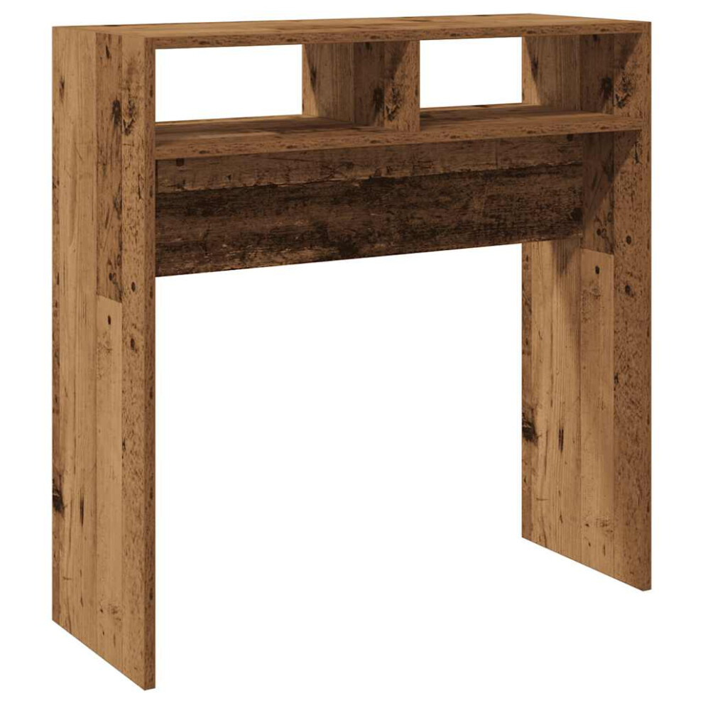 (old wood) vidaXL Console Table Hallway Accent Couch Table End Side Table Engineered Wood