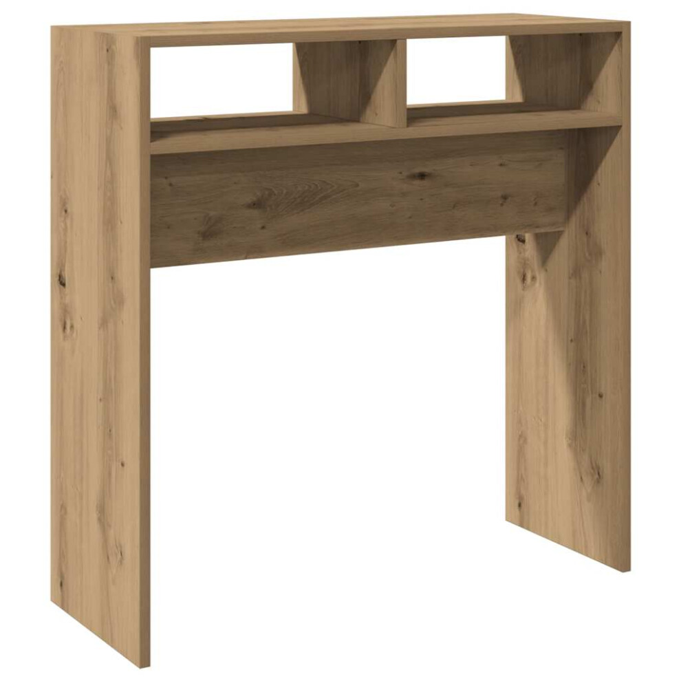 (artisan oak) vidaXL Console Table Hallway Accent Couch Table End Side Table Engineered Wood