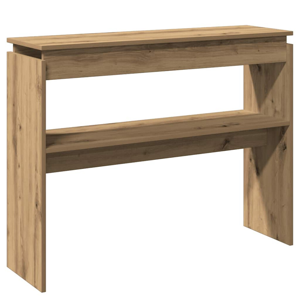 (artisan oak) vidaXL Console Table Hallway Accent Couch Table End Side Table Engineered Wood