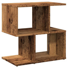 (old wood, 1 pcs) vidaXL 1/2x Bedside Cabinet Chipboard Home Telephone Stand Set Multi Colours