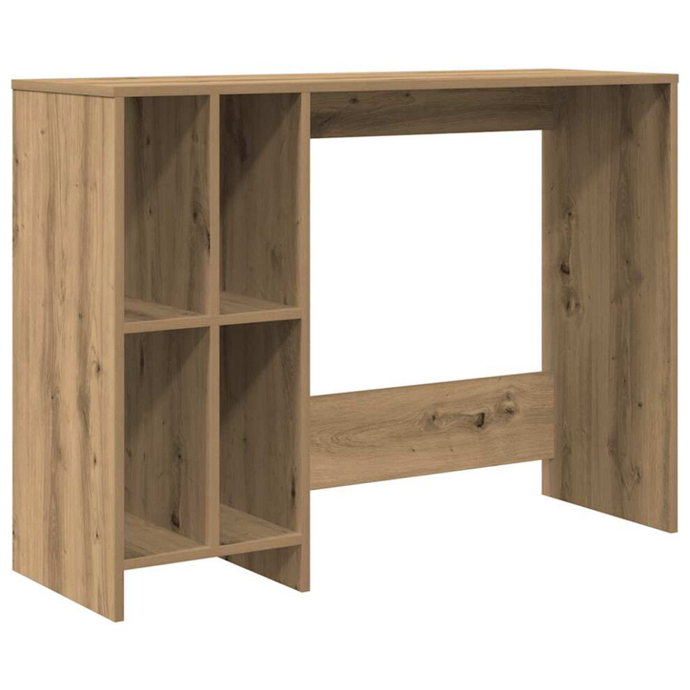 Vidaxl (Artisan Oak) Notebook Desk Computer Laptop Workstation Study Desk Engineered Wood