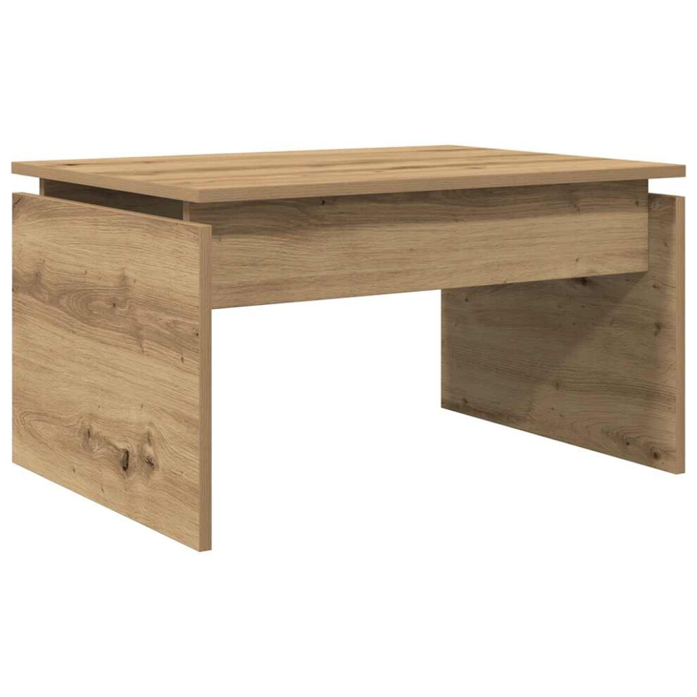 Vidaxl (Artisan Oak) Coffee Table Couch Table Hall End Center Accent Table Engineered Wood Brown