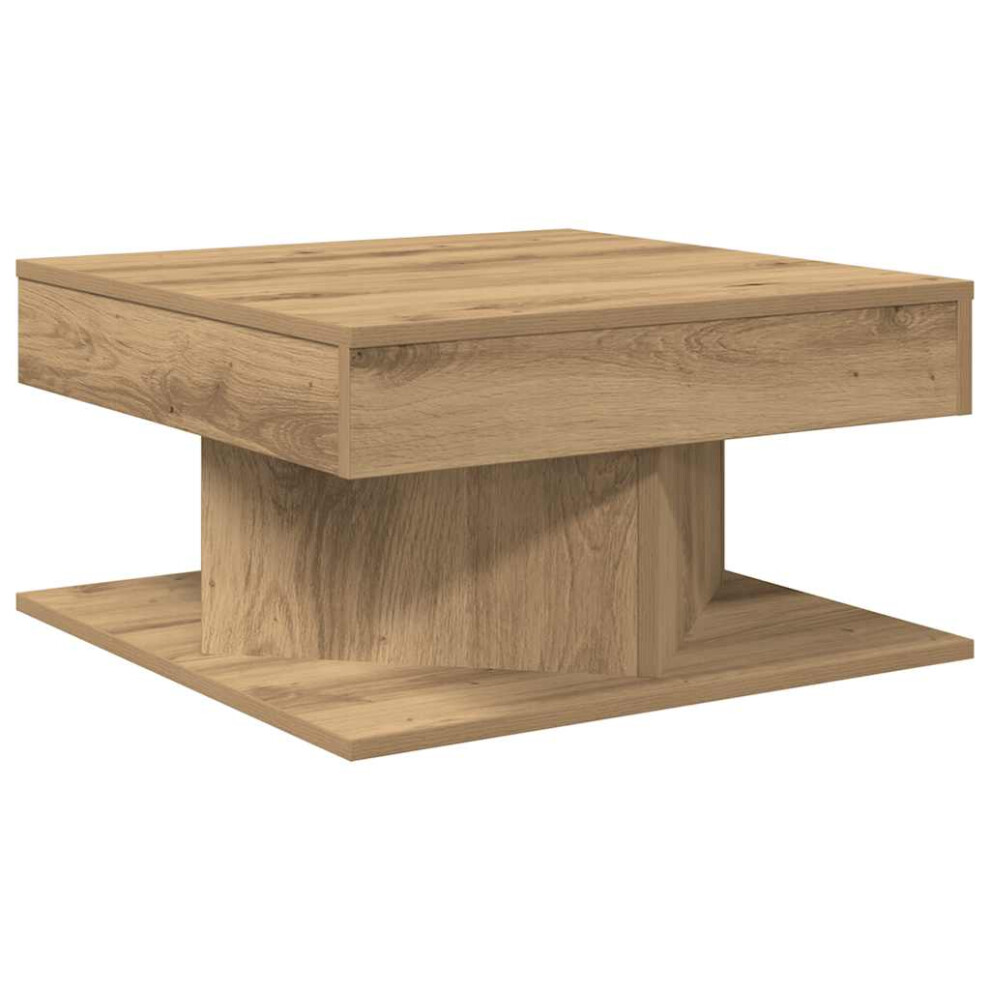 Vidaxl (Artisan Oak) Coffee Table Couch Table Hall End Center Accent Table Engineered Wood