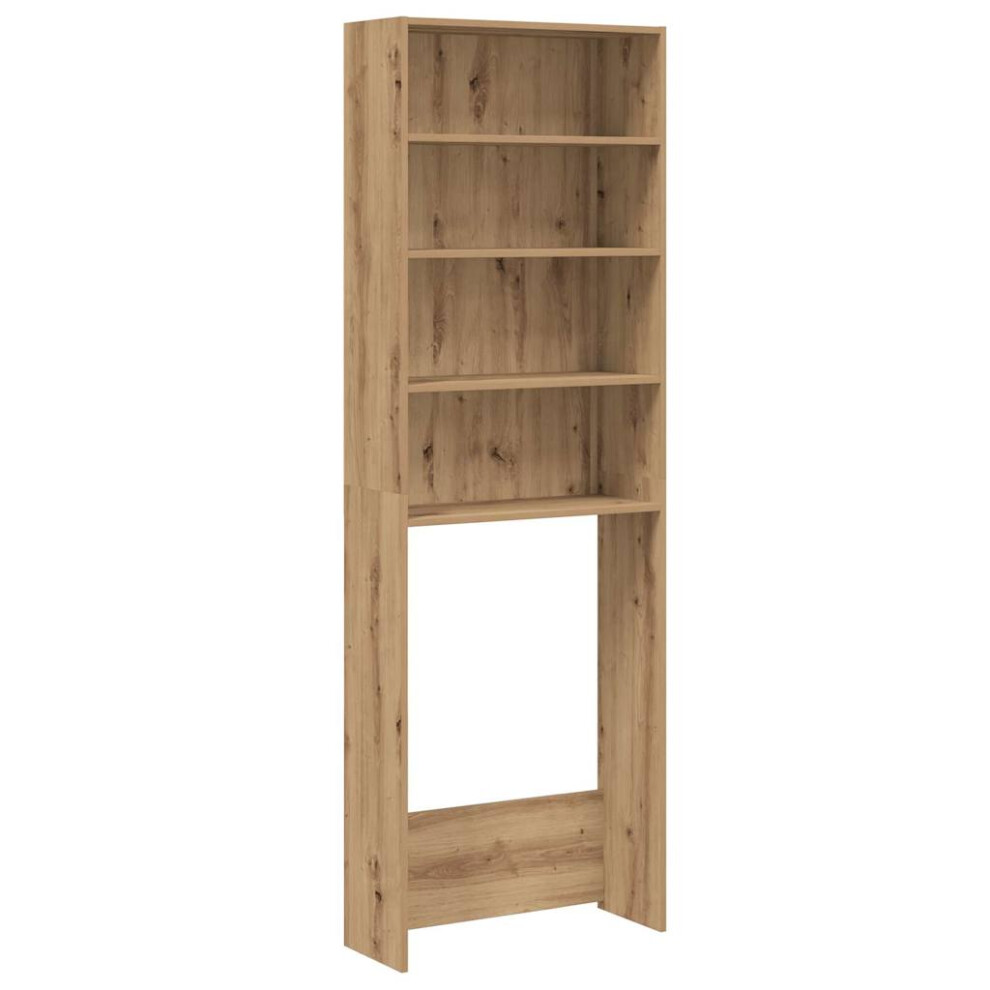 Vidaxl (Artisan Oak) Washing Machine Cabinet Laundry Room Rack Storage Washing Cupboard