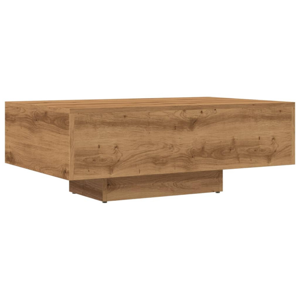 (artisan oak) vidaXL Coffee Table Hallway Accent Side Table Sofa End Table Engineered Wood