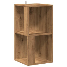 (artisan oak, 33 x 33 x 67 cm) vidaXL Corner Cabinet Rack Standing Shelf Storage Cabinet Engineered Wood